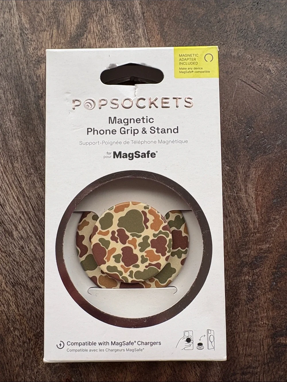 PopSockets Magnetic MagSafe Phone Grip & Stand for iPhone - Bruce Camo NEW